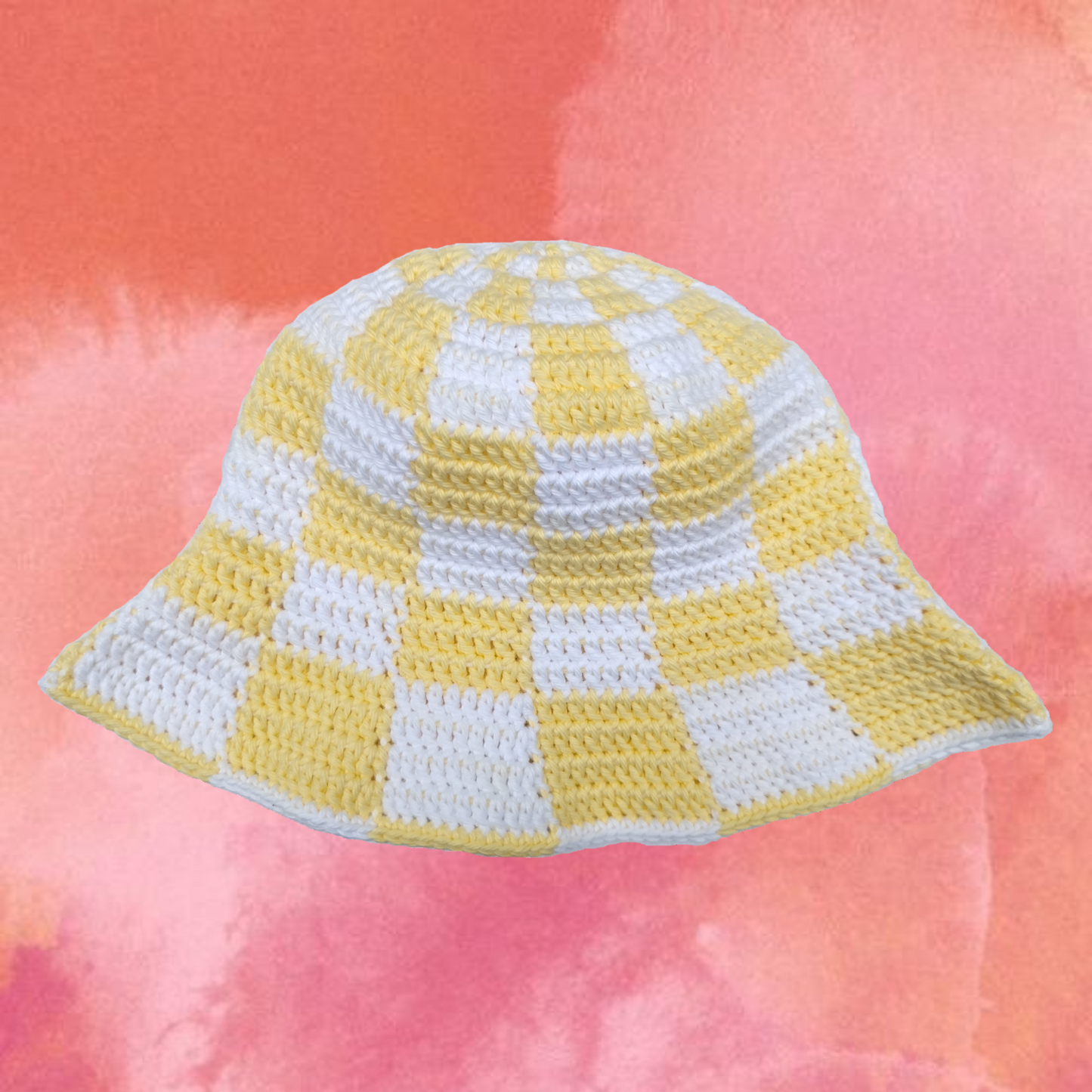 Checker Cotton Bucket Hat